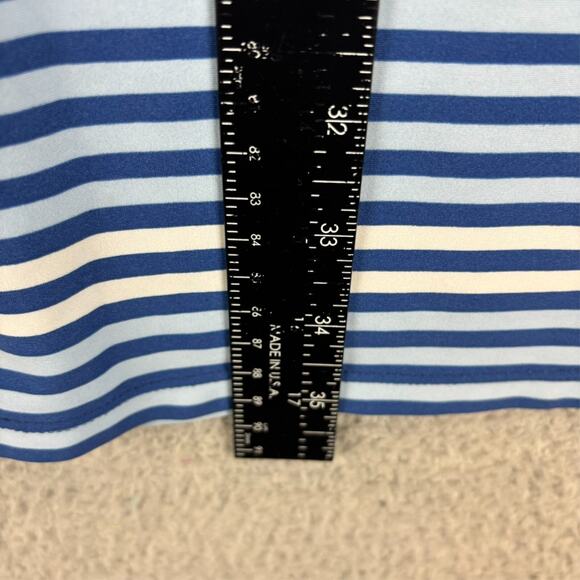 Cabana Life Dress XL Blue Striped Beachy Coastal Nautical Stretch Pocket UPF 50+ - Picture 9 of 11